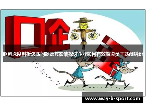 赵鹏深度剖析欠薪问题及其影响探讨企业如何有效解决员工薪酬纠纷